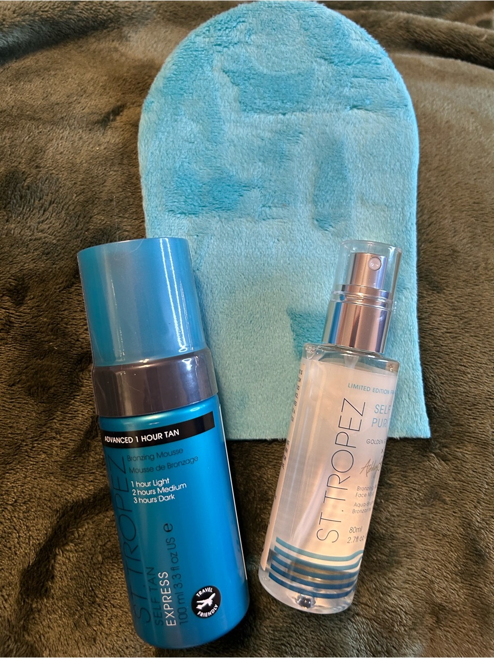 St. Tropez Self Tan Purity Mist & Express Bronzing Mousse - Blue